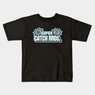 Super Catch Bros, PHI - Black Kids T-Shirt